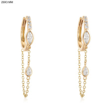Load image into Gallery viewer, SPARKLING YELLOW GOLD DIAMOND EARRINGS - MICHAEL K. JEWELERS