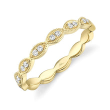 Load image into Gallery viewer, MARQUISE SHAPED DIAMOND RING BAND - MICHAEL K. JEWELERS