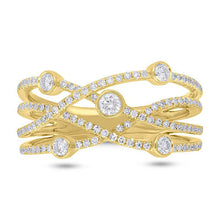 Load image into Gallery viewer, ROSE GOLD DIAMOND ORBIT RING - MICHAEL K. JEWELERS