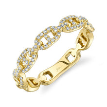 Load image into Gallery viewer, DIAMOND LINK BAND RING