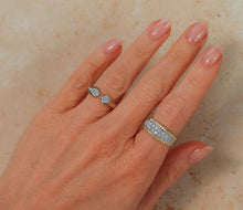 Load image into Gallery viewer, PEAR SHAPED DIAMOND OPEN RING