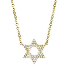 Load image into Gallery viewer, STAR OF DAVID DIAMOND NECKLACE - MICHAEL K. JEWELERS