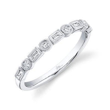 Load image into Gallery viewer, BAGUETTE AND ROUND DIAMOND BAND - MICHAEL K. JEWELERS
