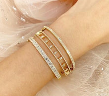 Load image into Gallery viewer, DIAMOND BAGUETTE BANGLE - MICHAEL K. JEWELERS