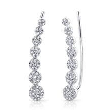 Load image into Gallery viewer, GOLD DIAMOND CRAWLER EARRING - MICHAEL K. JEWELERS