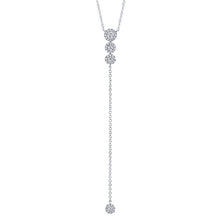Load image into Gallery viewer, GOLD DIAMOND LARIAT NECKLACE - MICHAEL K. JEWELERS