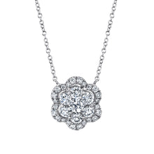 Load image into Gallery viewer, CLUSTER DIAMOND  NECKLACE - MICHAEL K. JEWELERS