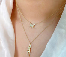 Load image into Gallery viewer, BUTTERFLY DIAMOND NECKLACE - MICHAEL K. JEWELERS