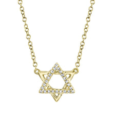 Load image into Gallery viewer, DIAMOND STAR OF DAVID NECKLACE - MICHAEL K. JEWELERS
