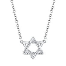 Load image into Gallery viewer, DIAMOND STAR OF DAVID NECKLACE - MICHAEL K. JEWELERS
