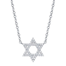 Load image into Gallery viewer, DIAMOND STAR OF DAVID NECKLACE - MICHAEL K. JEWELERS