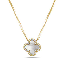 Load image into Gallery viewer, SINGLE CLOVER DIAMOND NECKLACE - MICHAEL K. JEWELERS