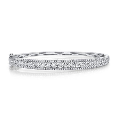 GRADUATED DIAMOND BANGLE