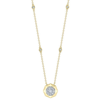 OCTAGON DIAMOND NECKLACE - MICHAEL K. JEWELERS