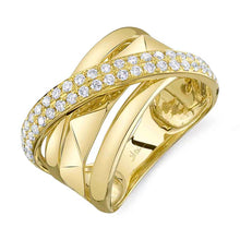 Load image into Gallery viewer, DIAMOND BRIDGE RING - MICHAEL K. JEWELERS
