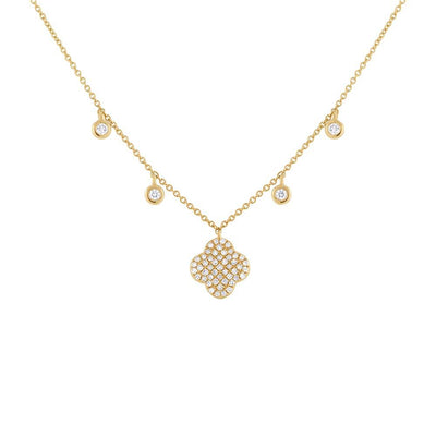 DIAMOND CLOVER NECKLACE