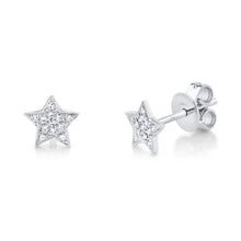 Load image into Gallery viewer, DIAMOND STAR EARRING - MICHAEL K. JEWELERS