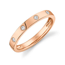 Load image into Gallery viewer, FLUSH SET DIAMOND RING BAND