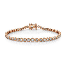 Load image into Gallery viewer, DIAMOND BEZEL TENNIS BRACELET