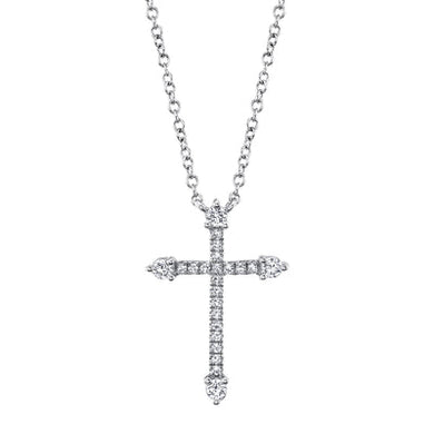 DIAMOND CROSS NECKLACE