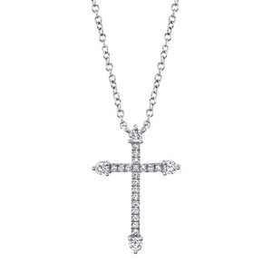 DIAMOND CROSS NECKLACE