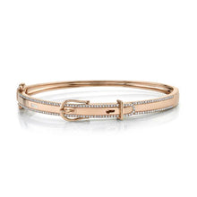 Load image into Gallery viewer, DIAMOND BELT BUCKLE BANGLE