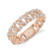 Load image into Gallery viewer, DIAMOND LINK RING - MICHAEL K. JEWELERS