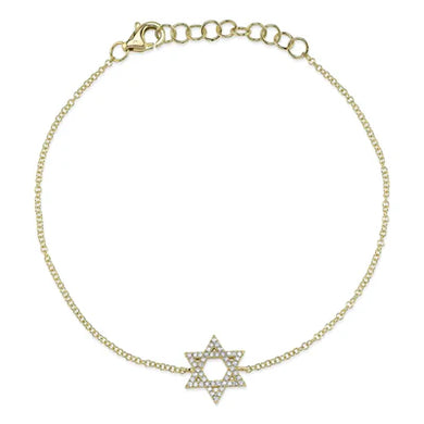 STAR OF DAVID DIAMOND BRACELET