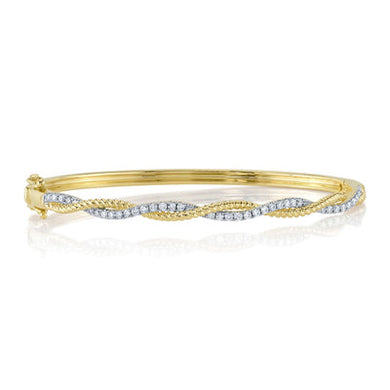 TWISTED DIMAOND BANGLE