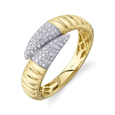 MODERN DIAMOND WRAP RING