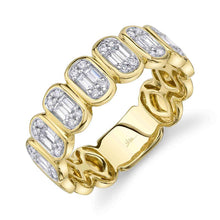 Load image into Gallery viewer, DIAMOND BAGUETTE BAND