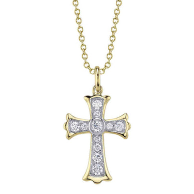 CROSS DIAMOND NECKLACE