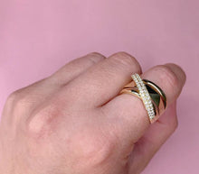 Load image into Gallery viewer, DIAMOND BRIDGE RING - MICHAEL K. JEWELERS