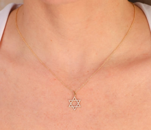 Load image into Gallery viewer, STAR OF DAVID DIAMOND NECKLACE - MICHAEL K. JEWELERS