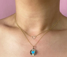 Load image into Gallery viewer, OPEN HEART DIAMOND NECKLACE - MICHAEL K. JEWELERS