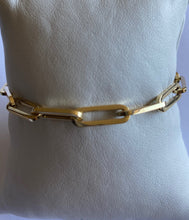 Load image into Gallery viewer, PAPERCLIP 14K GOLD BRACELET - MICHAEL K. JEWELERS