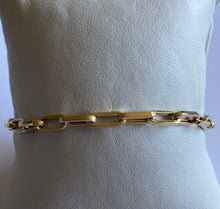 Load image into Gallery viewer, PAPERCLIP 14K GOLD BRACELET - MICHAEL K. JEWELERS
