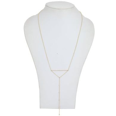 DIAMOND DROP NECKLACE - MICHAEL K. JEWELERS