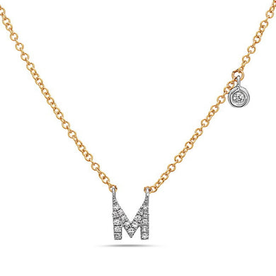 INITIAL DIAMOND NECKLACE - MICHAEL K. JEWELERS