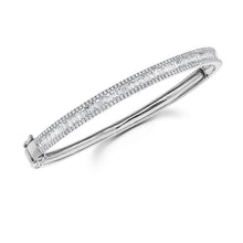 Load image into Gallery viewer, DIAMOND BAGUETTE BANGLE