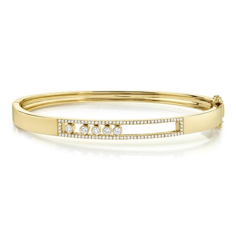 DIAMOND SLIDER BANGLE - MICHAEL K. JEWELERS