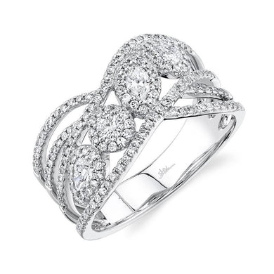 ROUND AND MARQUISE DIAMOND RING - MICHAEL K. JEWELERS