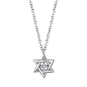 STAR OF DAVID DIAMOND NECKLACE
