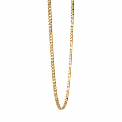 GOLD PLATED CURB CHAIN - MICHAEL K. JEWELERS