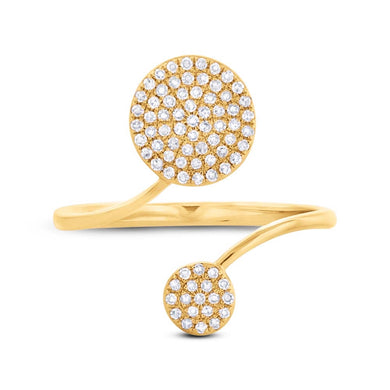 GOLD DIAMOND PINKY RING - MICHAEL K. JEWELERS