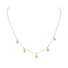 Load image into Gallery viewer, TEARDROP GOLD DIAMOND PAVE NECKLACE - MICHAEL K. JEWELERS