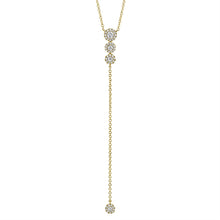 Load image into Gallery viewer, GOLD DIAMOND LARIAT NECKLACE - MICHAEL K. JEWELERS