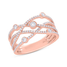 Load image into Gallery viewer, ROSE GOLD DIAMOND ORBIT RING - MICHAEL K. JEWELERS