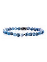 Load image into Gallery viewer, MATTE CRACK AGATE BEADED STRECH BRACELET - MICHAEL K. JEWELERS