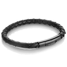 Load image into Gallery viewer, PYTHON LEATHER BRACELET - MICHAEL K. JEWELERS
